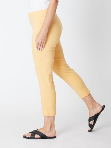 7/8 Slim Cottolen Stretch Pull on Pant COTTOLENE the new bengaline) -  - Butter 24152- S - Spring/Summer