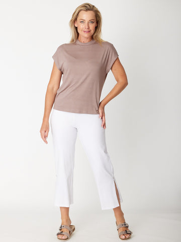 Cap Under Jacket Top -  Fawn - 25892 - Spring/Summer