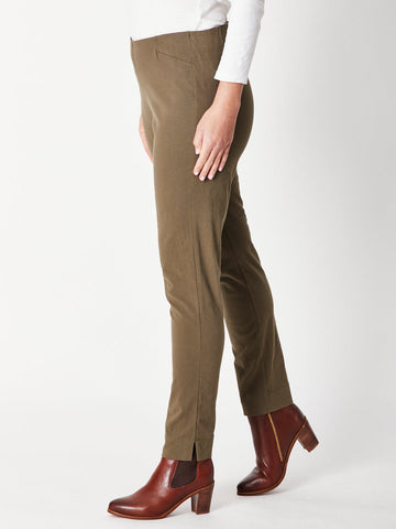 FULL LENGTH COTTON PANT(COTTOLENE - the new bengaline) - KHAKI 25963- SC - All