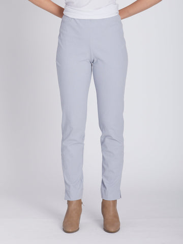 FULL LENGTH COTTON PANT(COTTOLENE - the new bengaline) - LIGHT GREY 25963- SC - All