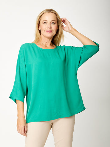 Summer Ease Core Top - Emerald - 31382 - Spring/Summer