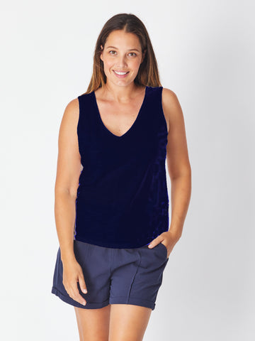 Double V Core Tank - NAVY 26518-SW -