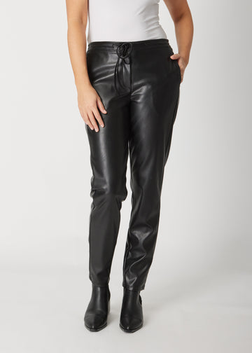 Vegan Leisure Pant - Black - 27065 - Luna Sky
