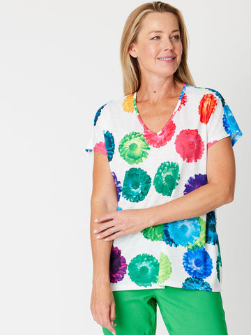 Floral Bouquet Tee - Print - 27528 - Spring/Summer