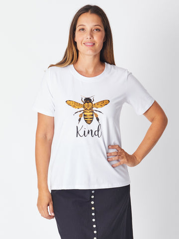 Be Kind Tee - WHITE 27730-S -