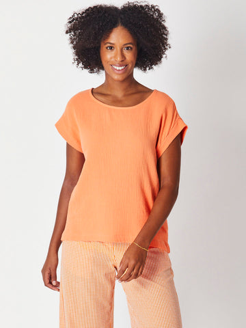 Tarin Everyday Top - Mandarin 28018-S - Spring/Summer