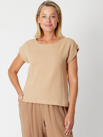 Tarin Everyday Top - Wheat 28018-S - Spring/Summer