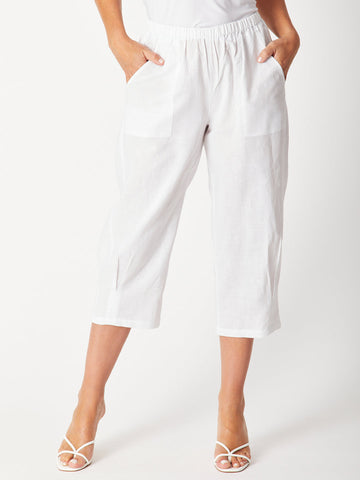 Romy Relaxed Pant - White 29226 - Spring/Summer