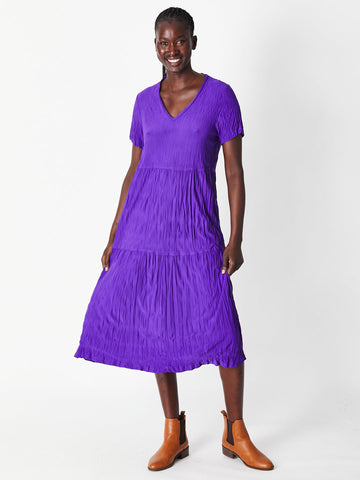 STELLA TIERED DRESS - Purple 29623 - Spring/Summer