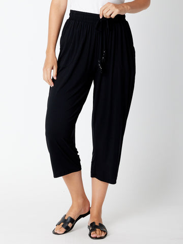 Sequin Sparkle Core Pant - Black - 30305 - Spring/Summer