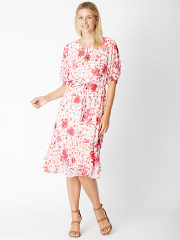 Frill Hem Dress - 30553 Lipstick - Spring/Summer