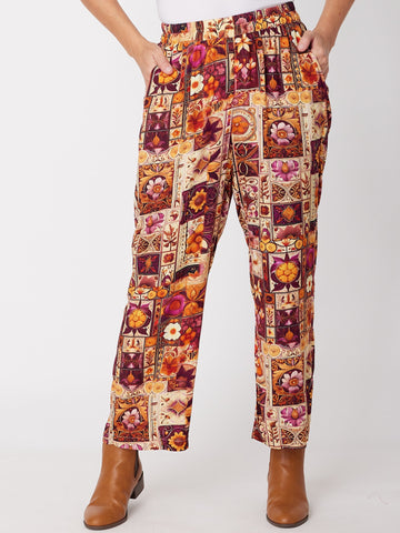 Drama Pant - Plum - 31380 - Spring/Summer