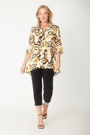 Drama Hi Lo Shirt- Animal - 31379 - Cordelia St