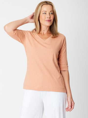 SUNSHINE TEE- PEACH - 31385 - Spring/Summer