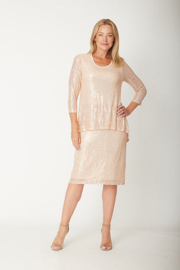 Sequin Suzie Forgiveness Dress - Champagne - 31401 - Spring/Summer