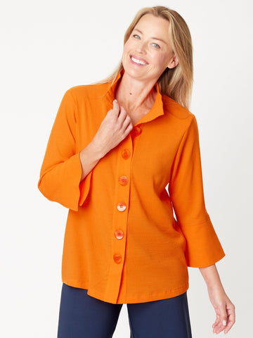 Frankie Core Shirt - Orange - 31568 - Cordelia St