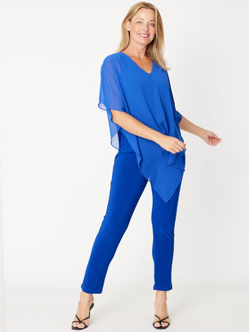 Gilliana Chiffon Top - Electric 31585 - Spring/Summer