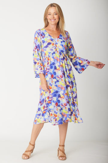 Racheal Bell Sleeve Dress - Purple - 31588 - Spring/Summer