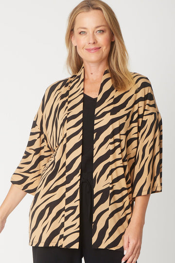 Viscose Jersey Jkt - Camelblack - 31608 - Spring/Summer