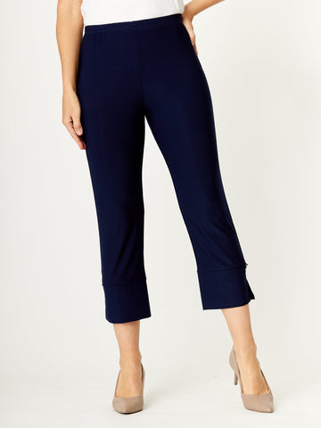 Bling Summer Crop Pant - Navy - 31624 - Spring/Summer