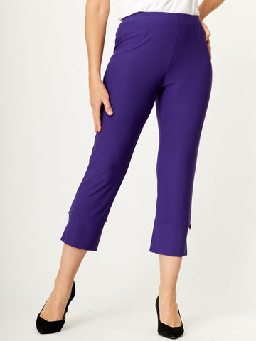 Bling Summer Crop Pant - Purple - 31624 - Spring/Summer