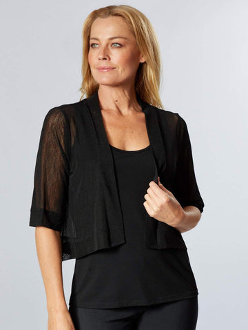 Dry Feel Mesh Bolero - Black 25929-S - Spring/Summer