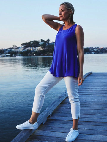 Sheryl Swing Sleeveless Top - Purple - 27561 - Spring/Summer