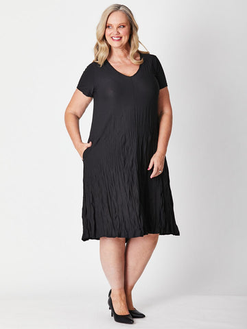 Stella Dress - Black 19767- S - Spring/Summer