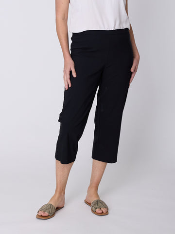 3/4 PANTS- Black - 8590 - Cordelia St