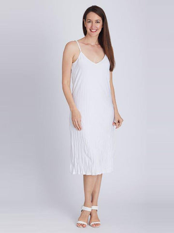 Layer Slip Dress - White 11131-S - STELLA CLEAROUT ENDS 7AM 16 APRIL (tomorrow morning)