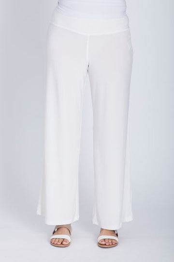 LOUNGE PALAZZO PANT - IVORY 16735 -SW - pant