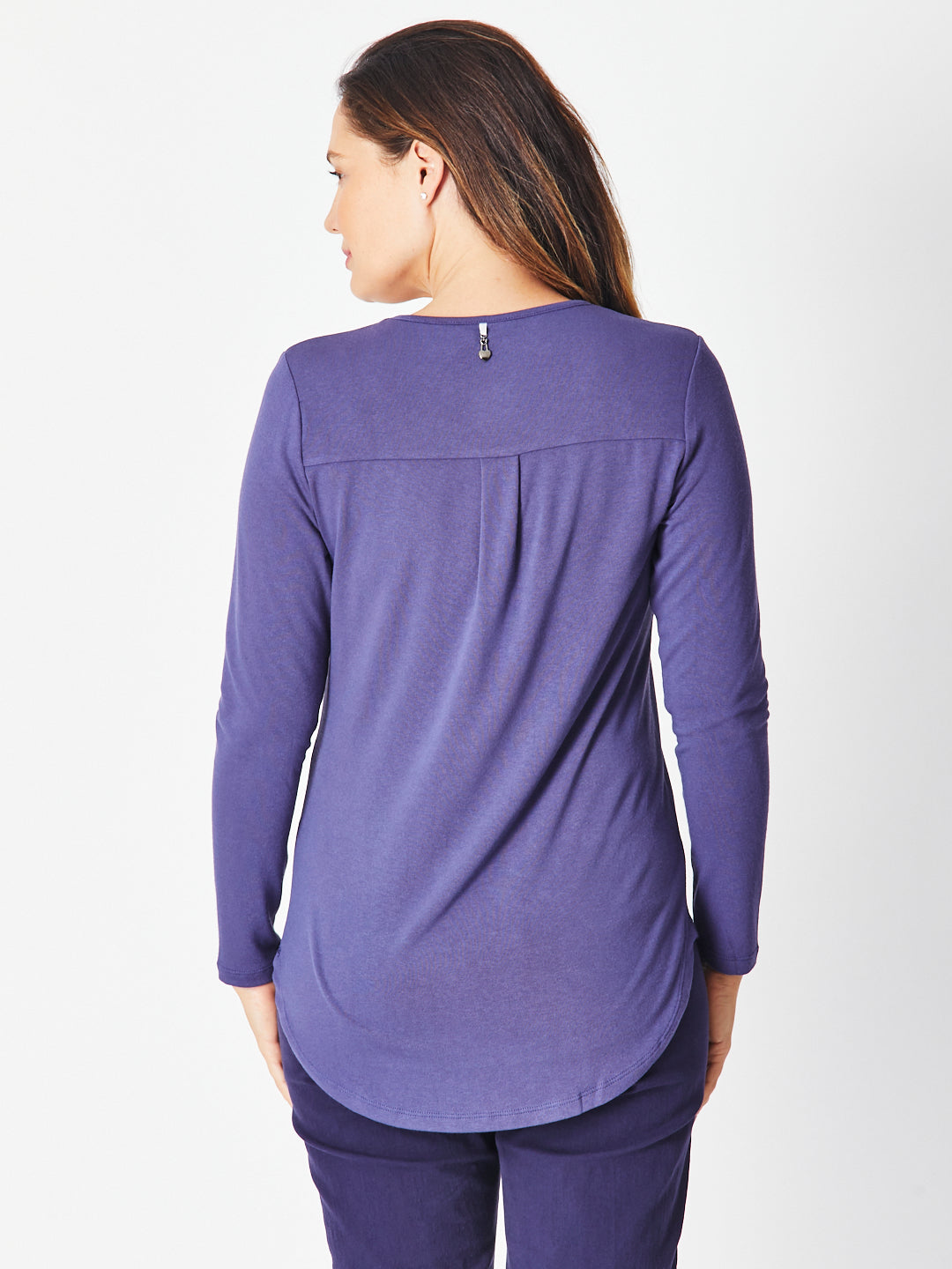 V Long Sleeve Core Top - Lavender 18109- S