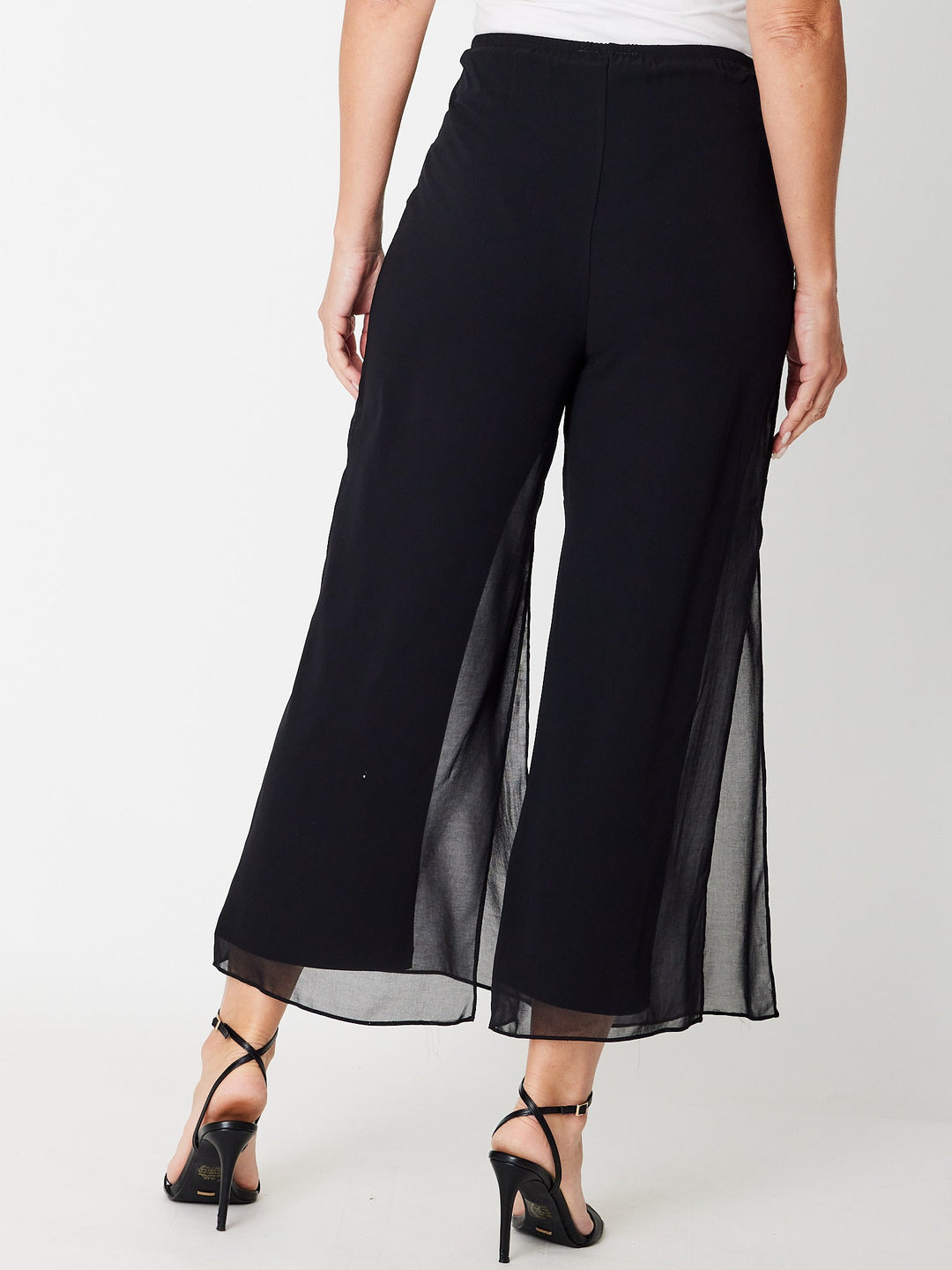 Gillana Crop Pant - Black- 18494