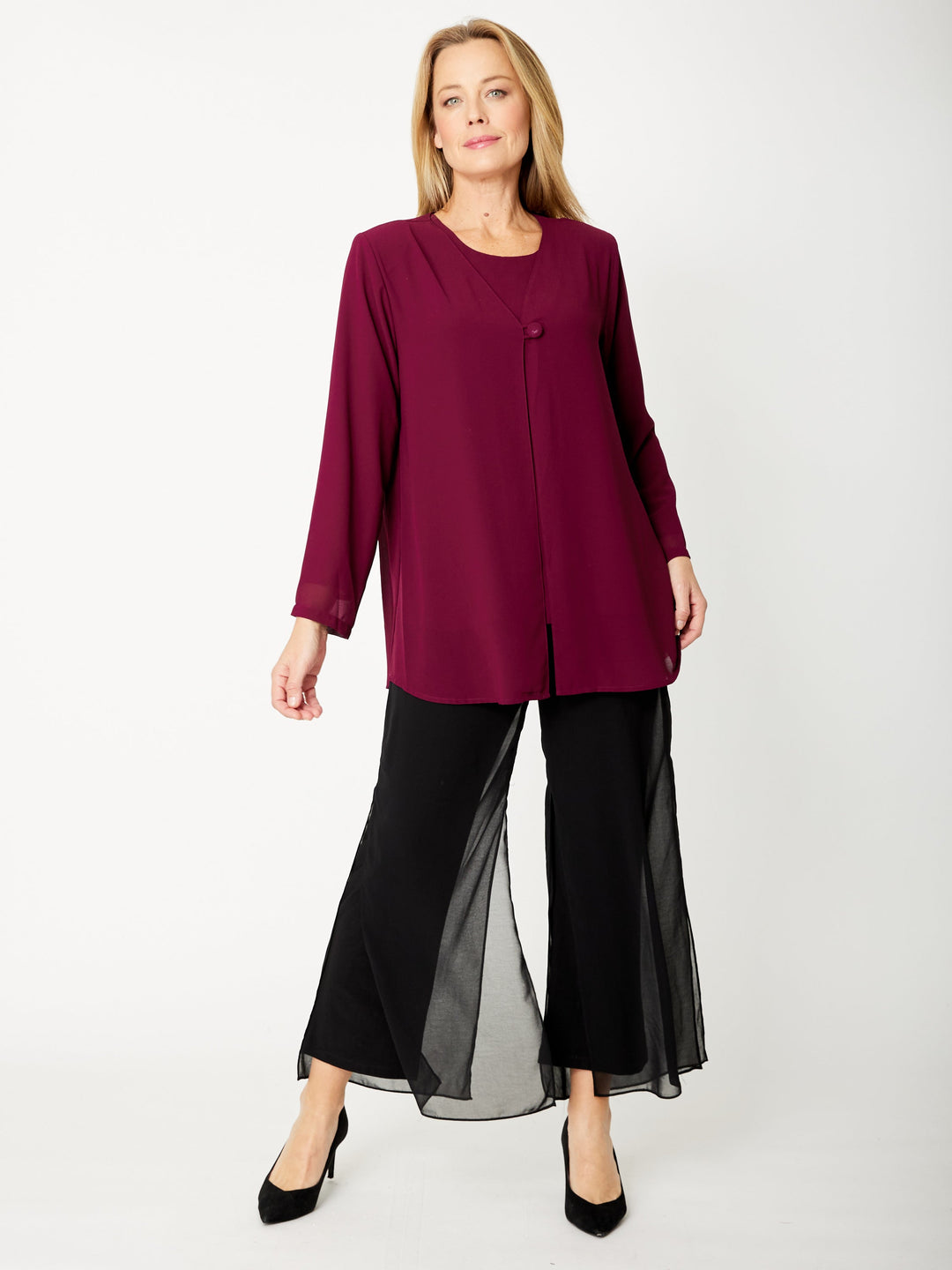 Gillana Crop Pant - Black- 18494