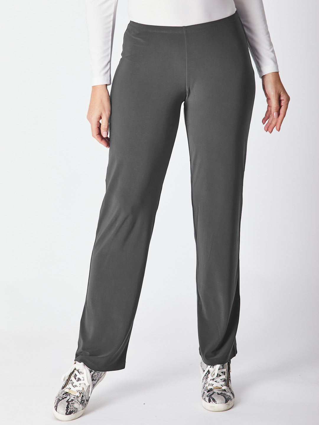 Travel Slim Leg Pant- Pewter 18807