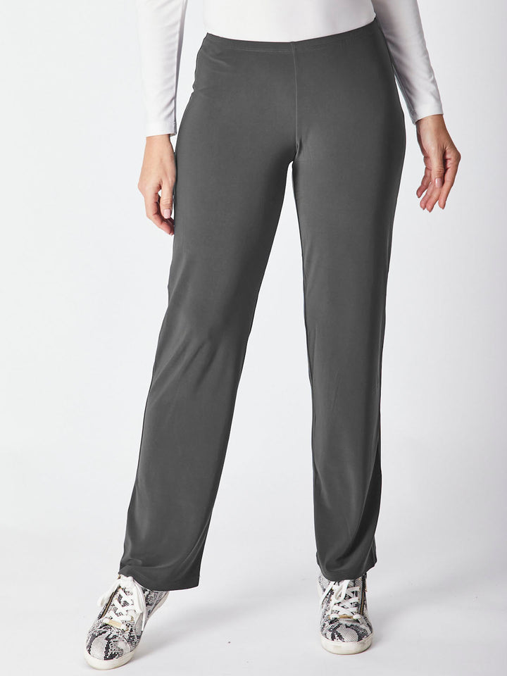 Travel Slim Leg Pant- Pewter 18807