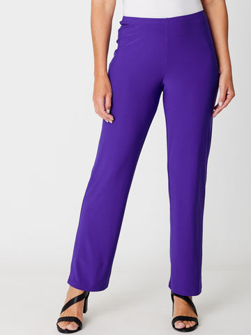Travel Slim Leg Pant - Purple - 18807 - 