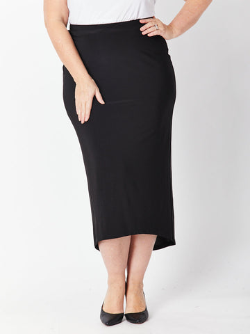 Mix N Match Hi-Lo Must Have Skirt - Black 20012 - BASICS/ RUNNING LINES/CORE