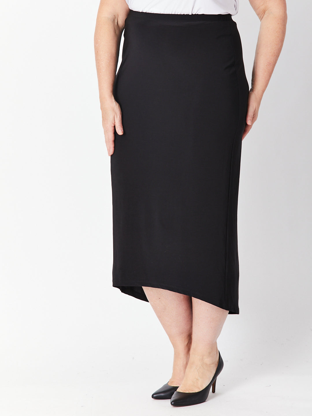 Mix N Match Hi-Lo Must Have Skirt - Black 20012