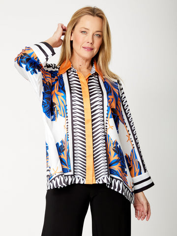 Placement Print Shirt - Print - 31951 - 