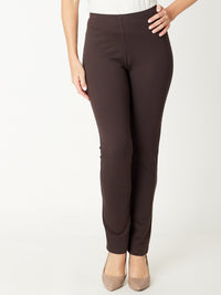 Pencil Ponte Pant - Choc 22975