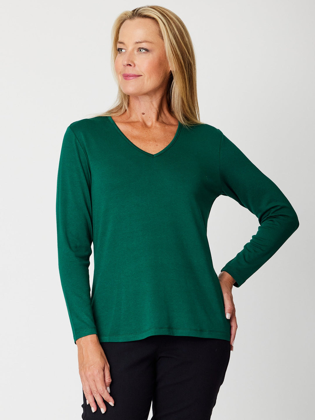 Vee Body Top - Forest - 23529