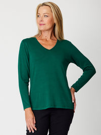 Vee Body Top - Forest - 23529