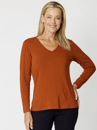 Vee Body Top - Rust- 23529