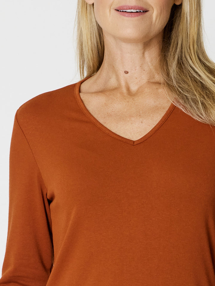 Vee Body Top - Rust- 23529