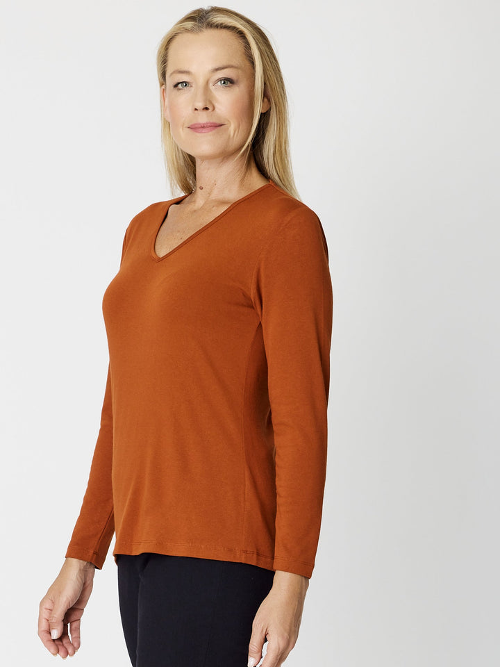Vee Body Top - Rust- 23529
