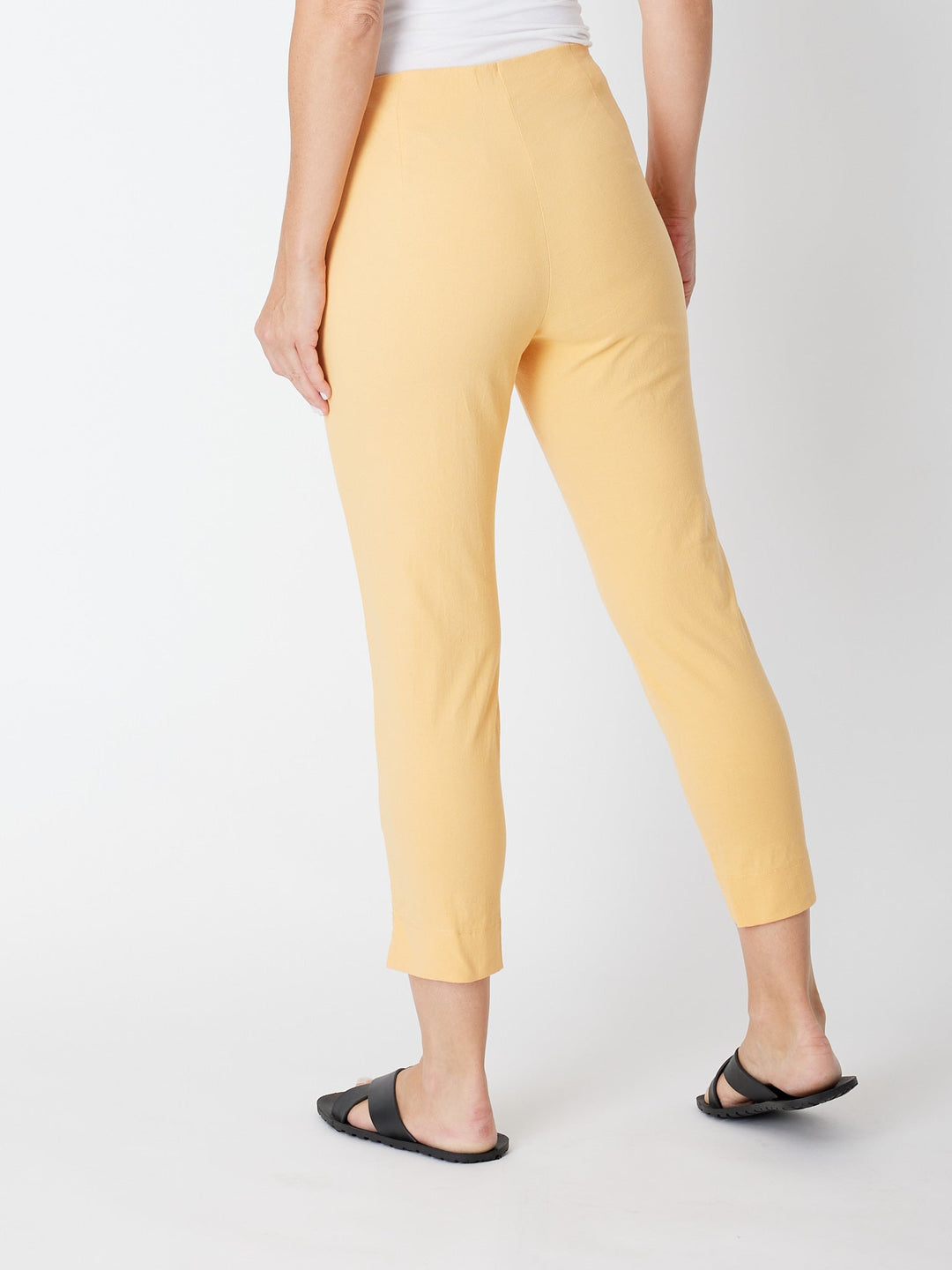7/8 Slim Cottolen Stretch Pull on Pant COTTOLENE the new bengaline) -  - Butter 24152