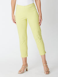7/8 Slim Cottolen Stretch Pull on Pant COTTOLENE the new bengaline) - Citrine 24152