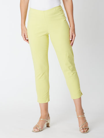 7/8 Slim Cottolen Stretch Pull on Pant COTTOLENE the new bengaline) - Citrine 24152 - S - Luna Sky