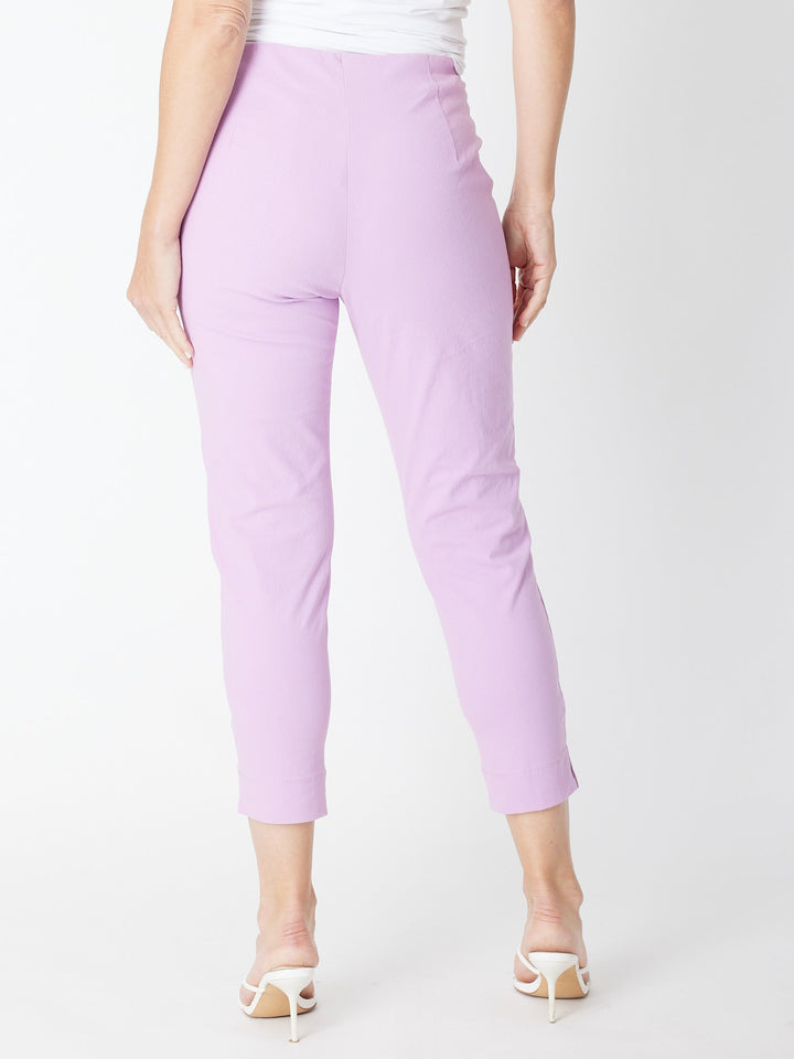 7/8 Slim Cottolen Stretch Pull on Pant COTTOLENE the new bengaline) -  Lavender 24152